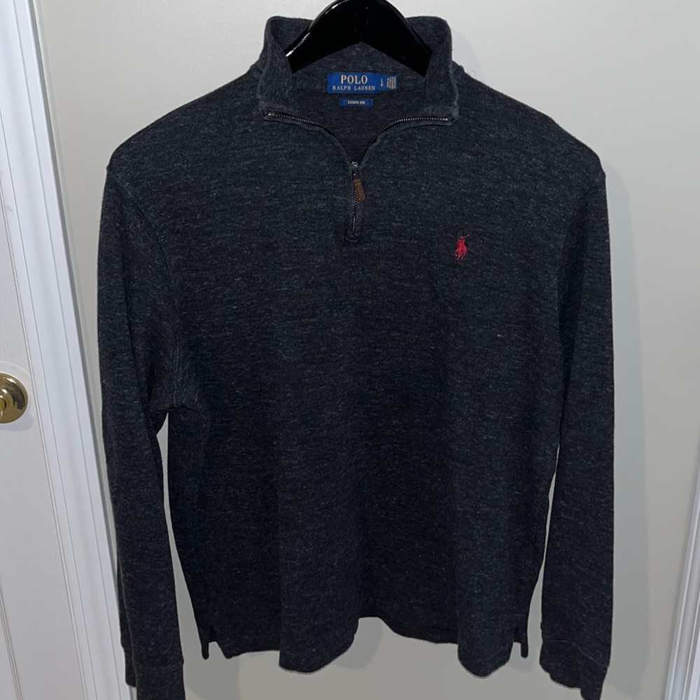 Polo RL Quarter Zip Sweater - Large